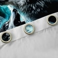 thumbnail image 4 of Castle Fairy Wolves Black Out Curtains,Moutain Starry Sky Curtains Pack of 2 (42x63 Each), 4 of 6