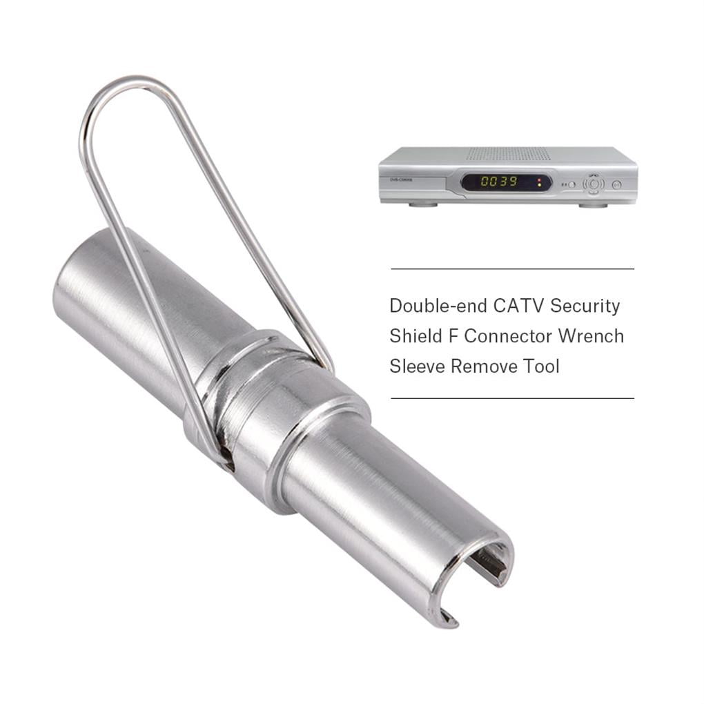 CATV Security Shield F Connector Wrench Sleeve Remove Tool for RG6 RG59