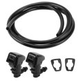 thumbnail image 1 of Boquilla de lavado de parabrisas Unique Bargains delantera con 2 juntas, manguera de fluido de 1.2 metros para Jeep Grand Cherokee 2011-2018 negra, 1 of 7