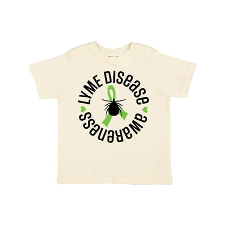

Inktastic Lyme Disease Awareness Ribbon Support Month Gift Toddler Boy or Toddler Girl T-Shirt