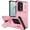 Pink, variant on Case for Samsung Galaxy A17 4G / 5G / A26 5G 6.7" with Invisible Fold Holder Stand, Magnetic Wireless Charging,Sliding camera casing,Shockproof Dropproof Tough Rugged Protective Case Cover,Blue