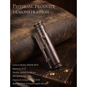 Windproof Classic Trench Brass Kerosene Lighter, Refillable, Grinding Wheel, Automatic Ejection,Seal,Unique,Retro Antique, for Soldier,Thorens Battle Soul