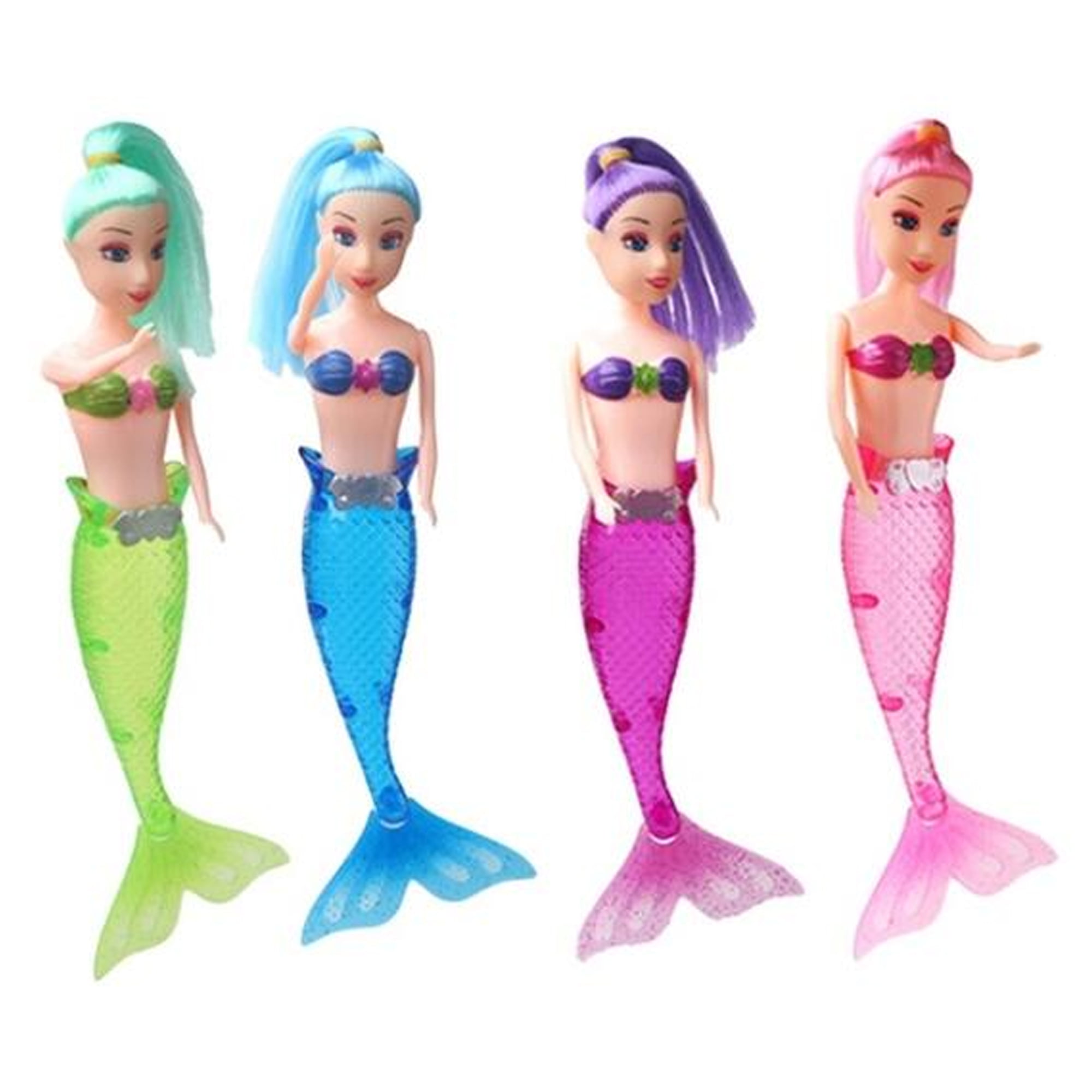Wassery Baby Mermaid Doll Bath Toss Toy, Doll That Swims In The Bathtub