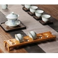 thumbnail image 5 of 1 Pack Eco-friendly Natural Bamboo Tea Cup Storage Drain Rack, Portable Foldable Cup Holder, Kung Fu Tea Set and Tea Ceremony Accessories, 5 of 5