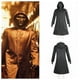 thumbnail image 2 of Disfraz de jefe del Juego del calamar, traje negro con capa y guantes, organizador de Juego de calamar, 2 of 4