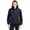 Navy Blue, variant on LCO00062 Charter Eco Recycled Womens Anorak Jacket-Black-XXXL
