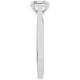 thumbnail image 4 of Unique Moments 0.33 Carat Solitaire 4-Prong Lab Grown Radiant Diamond Engagement Ring 10K White Gold, 4 of 7