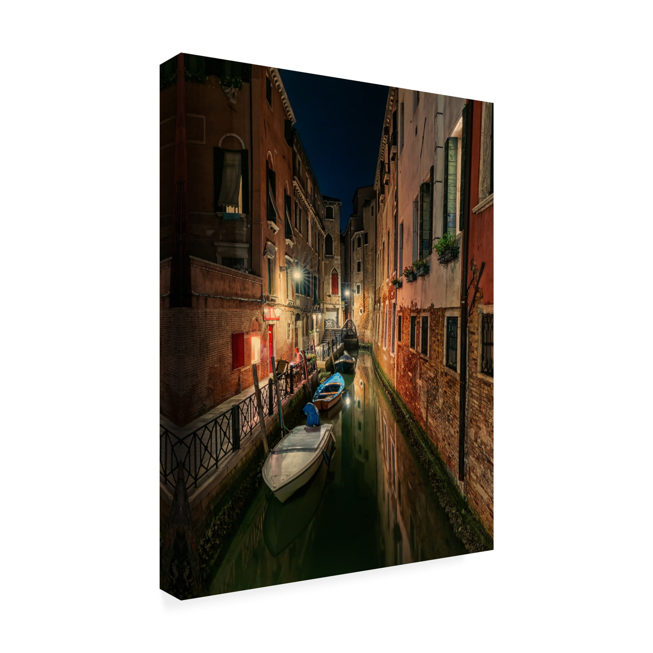 Trademark Fine Art Tommaso Pessotto A night in Venice Canvas Wall Art
