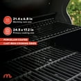 thumbnail image 3 of Megamaster 4-Burner Propane Gas Grill with Side Tables, 44,000BTUs, 566.92 SQ. In. Cooking Space, 2 Wheel Transport, Outdoor Kitchen Grill for BBQs, Backyards, Tailgating, and More - 720-1093B, 3 of 8