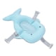 thumbnail image 4 of Bañera para lavabo para bebé, ajuste de rotación con hebilla de 3 vías, drenaje rápido, cojín para bañera para recién nacido de 0 a 6 meses, azul claro, 4 of 12