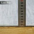thumbnail image 2 of Yesfashion Carpets Area Rugs Washable 260gsm fleece flannel (total approx 1120gsm) Cotton TPR washed folding carpet-Style gradient grey 9*12ft, 2 of 7