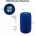 thumbnail image 5 of Bocina Portátil Bluetooth 5.0 S32, Color Azul Electrico, 5 of 5