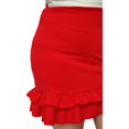 thumbnail image 4 of Falda corta talla extra, modelo 7036 (Rojo) rojo 40 Roman Fashion Falda extra 7036, 4 of 7