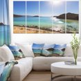 thumbnail image 1 of Blue Baja California Beach - Seashore Canvas Art Print, 1 of 3