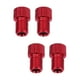 thumbnail image 1 of Válvula de bicicleta Cola 4 Uds Conector bomba de conversión Rojo, 1 of 8