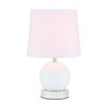 thumbnail image 1 of Elegant Decor TL3034PN Haven 1 Light Polished Nickel Table Lamp, 1 of 1
