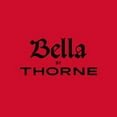 thumbnail image 6 of Bella by Thorne Barbed Wire with CZ Detail Double Chain Adult Necklace,Gold, 6 of 6