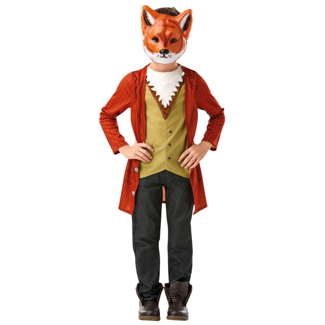 Bristol Novelty - Disfraz Deluxe Diseño Zorro para Niños/Niñas (Naranja, Verde, Blanco)