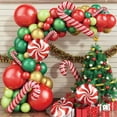 thumbnail image 2 of Christmas Balloon Garland Kit - 84PCS Xmas Party Decorations with Red Green Gold Balloons, Candy Cane & Peppermint Balloons for Holiday Decor，Xmas Party, 2 of 5