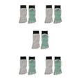 thumbnail image 1 of Maytalsory Stay Secure And Comfortable With 5 Toe Separation Socks For Barefoot Activities Gray green Black bin 5Set, 1 of 6