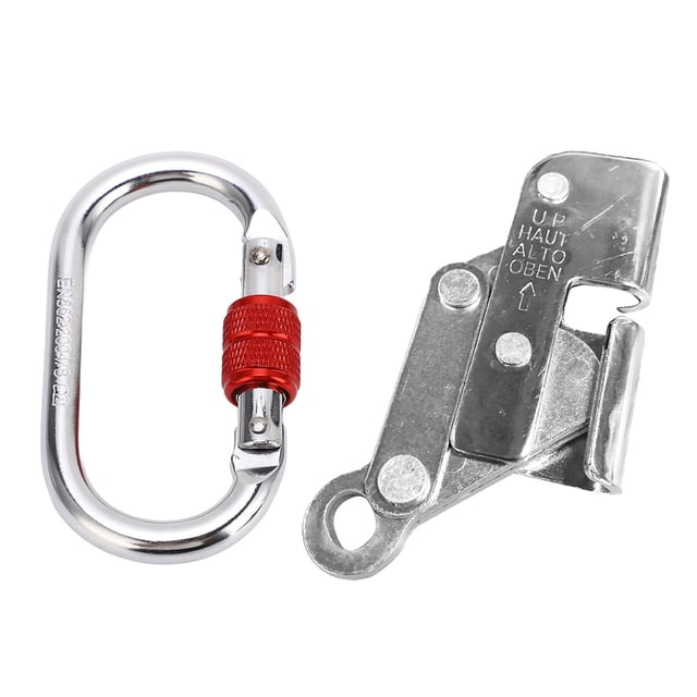 Self Locking Rope Grab, Climbing Carabiner Portable For High Altitude Operation