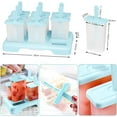 thumbnail image 2 of Moule à Glace, Moulle Esquimaux, Mini Moule a Glace, Glaces à l'eau, Ice Pop Mold Popsicle Sorbet DIY Réutilisable, Moulle Magnum pour DIY Sorbet Yaourts, 2 of 5