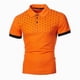 thumbnail image 1 of Kb Hombres Polo Hombres Camisa de manga corta Polo Contraste Color Polo Nueva ropa Verano Streetwear Moda casual Hombres TopsyellowAsia S 45-55 KG, 1 of 3