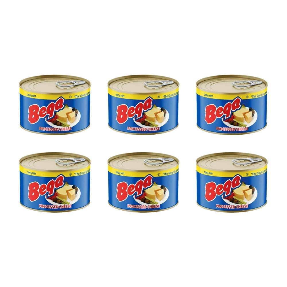 Bega Cheese 6 Cans of High Quality Cheese, 200g