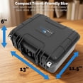 thumbnail image 2 of CASEMATIX N64 Game Storage Case Fits 27 N64 Cartridges – Hard Shell Cartridge Case with 9 Precut Compartments, Waterproof Retro Game Holder for Secure N64 Game Storage, 2 of 8