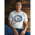 thumbnail image 2 of US Navy Mens Graphic Tee White - Emblem, United States Navy 100% Cotton Regular Fit, 2 of 3