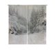 thumbnail image 1 of ABPHQTO Magic Christmas Snowy Abetos Japonés Noren Cortina Puerta Ventana Tratamiento Cortinas 85x120 cm, 1 of 1