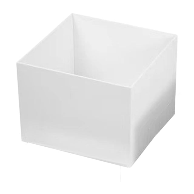 simhoa Buffet Riser Acrylic Riser Jewelry Small Figurines Space Saving Party Wedding Food Riser, Acrylic Cube Display Nesting Riser 20.3x20.3x15.3 cm