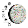 thumbnail image 4 of Fuzoiu Chemical Flasks And Test Tubes Print Universal Spare Tire Cover with Buckle Strap, Waterproof Wheel Covers for Jeep, Trailer, RV, Truck and All Car-17 inch, 4 of 6