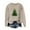 Beige, variant on MELDVDIB Christmas Tree Print Sweater for Women Knit Fall Winter Long Sleeve Loose Sweater Gift Warm Crewneck Pullover Tops