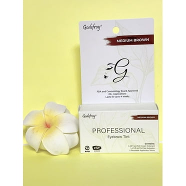 Godefroy Eyebrow Tint Color - Medium Brown 20 Application