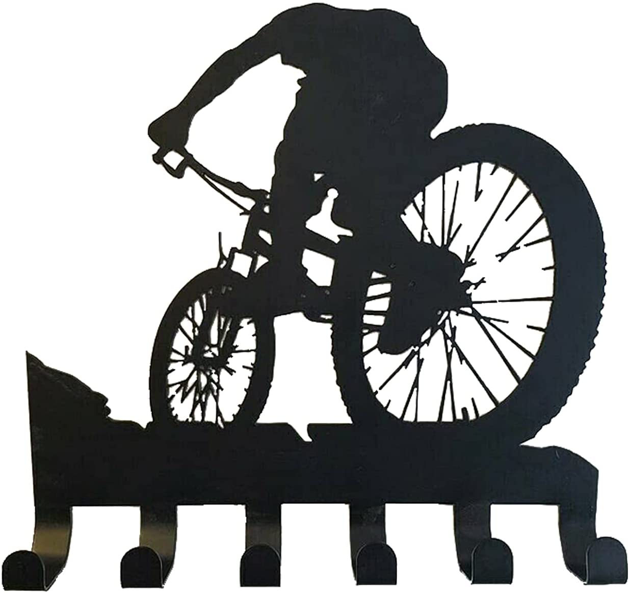 Metal Biker Wall Decor Hangings Rack Metal Wall Hook Decor Mountain
