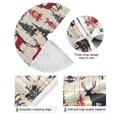 thumbnail image 4 of Yayeee Christmas Tree Skirt 47 inches for Xmas Tree Holiday Party Decoration, Red Deer, 4 of 6