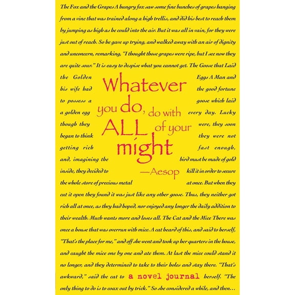 AESOP: A Novel Journal: Aesop's Fables (Compact) (Paperback)