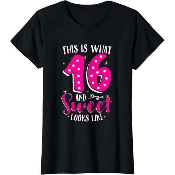 16th Birthday Gift Sweet Sixteen Girls 16 T-Shirt T-Shirt