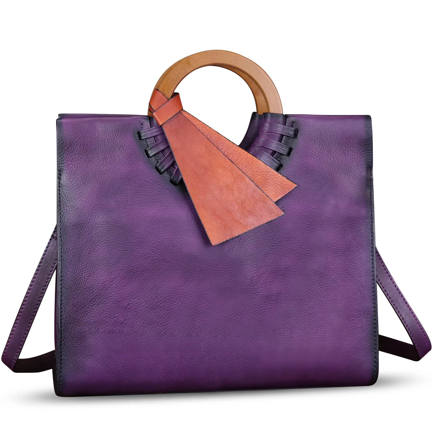 Genuine Leather Purses and Handbags for Women Fashion Crossbody Shoulder Bag