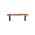 thumbnail image 5 of Porter Designs Manzanita Solid Sheesham Wood Dining Bench - Brown, 5 of 5