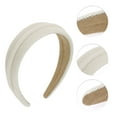 thumbnail image 3 of Unique Bargains 1 Pc Elegant Pure Color Headbands for Women Beige, 3 of 6