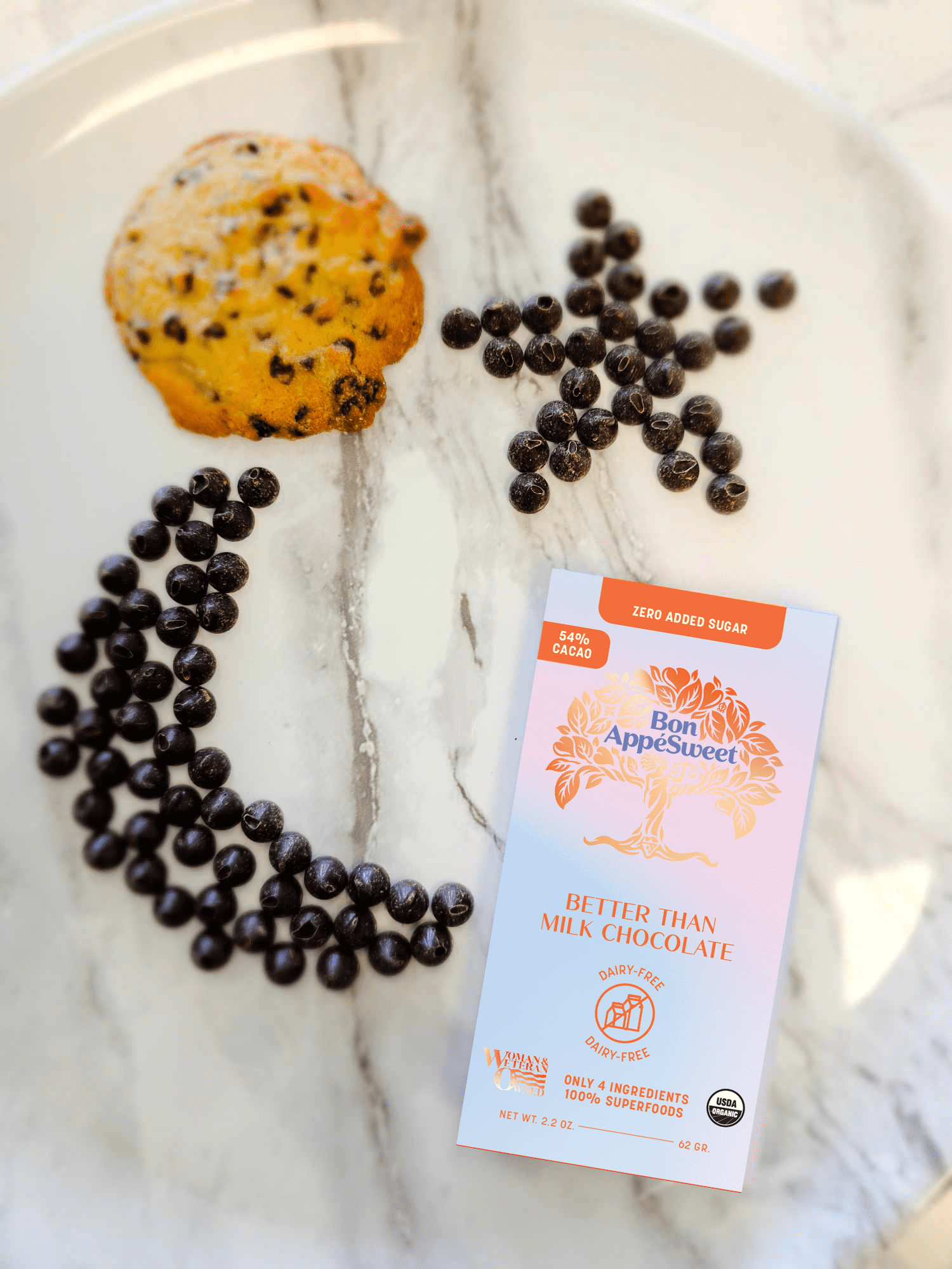 Bon AppeSweet Better Than Milk Chocolate Bar 2.2 oz