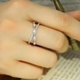 thumbnail image 5 of EOEMY Fashion Oval Cubic Zircon Wedding 925 Silver Filled Rings Jewelry Sz 6-10-8, 5 of 6