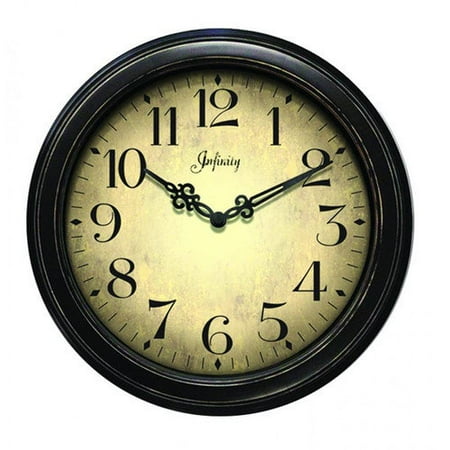 Infinity Instruments 12'' Precedent Wall Clock