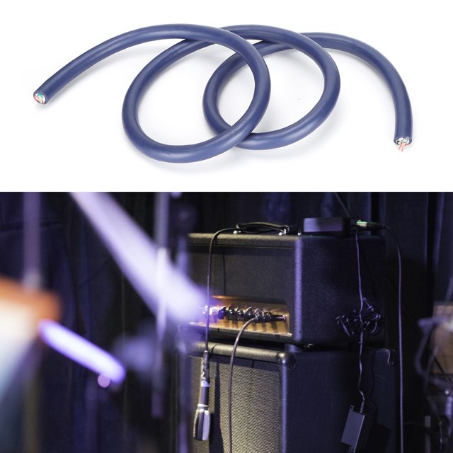 AC Power Cord, Thick Cord Pure Double Shielding Power Cable Durable For Speaker Connection