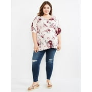 Motherhood Maternity Women's Plus Secret Fit Belly Skinny Leg Maternity Ankle Jeans