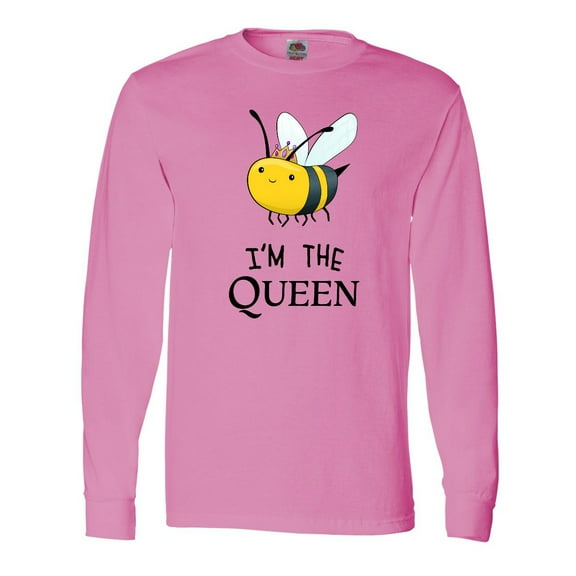 Inktastic I'm the Queen- cute queen bee Long Sleeve T-Shirt