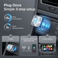 thumbnail image 6 of 2-in-1 Mini Wireless CarPlay & Android Auto Adapter – 2026 Upgrade, Converts Wired to Wireless, Plug & Play No Delay, for iPhone 6+ (iOS 10+) & Android 11+, Type-C, 6 of 7
