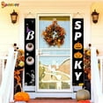 thumbnail image 5 of Spencer Hanging Halloween Decorations, Boo and Spooky Banners Porch for Front Door Outdoor - Halloween Welcome Signs for Yard Garland Party Supplies, 5 of 5